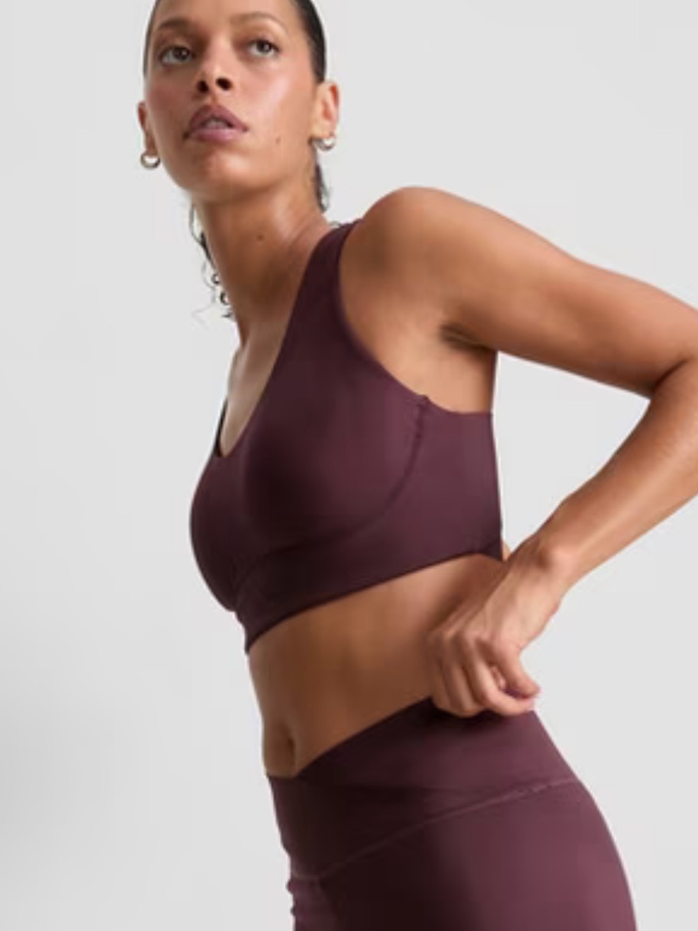 Primark Plum Racerback Sports Bra